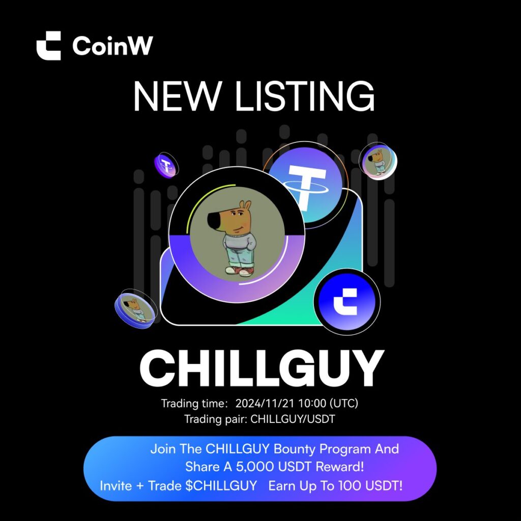 Chill Guy Meme Coin Listing on CoinW: Everything You Need to Know